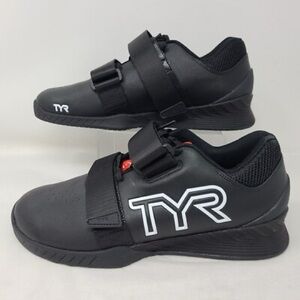 TYR L-1 Lifter Shoes Women’s Size 9/Mens 7.5 Black White Weightlifting Sneakers
